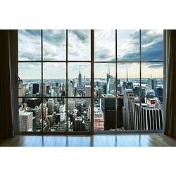 Foto van Dimex manhattan window view vlies fotobehang 375x250cm 5-banen