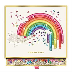 Foto van Jonathan adler rainbow hand 750 piece shaped puzzle - puzzel;puzzel (9780735362987)