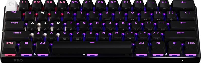 Foto van Logitech g pro x 60 mechanisch gaming toetsenbord zwart qwerty