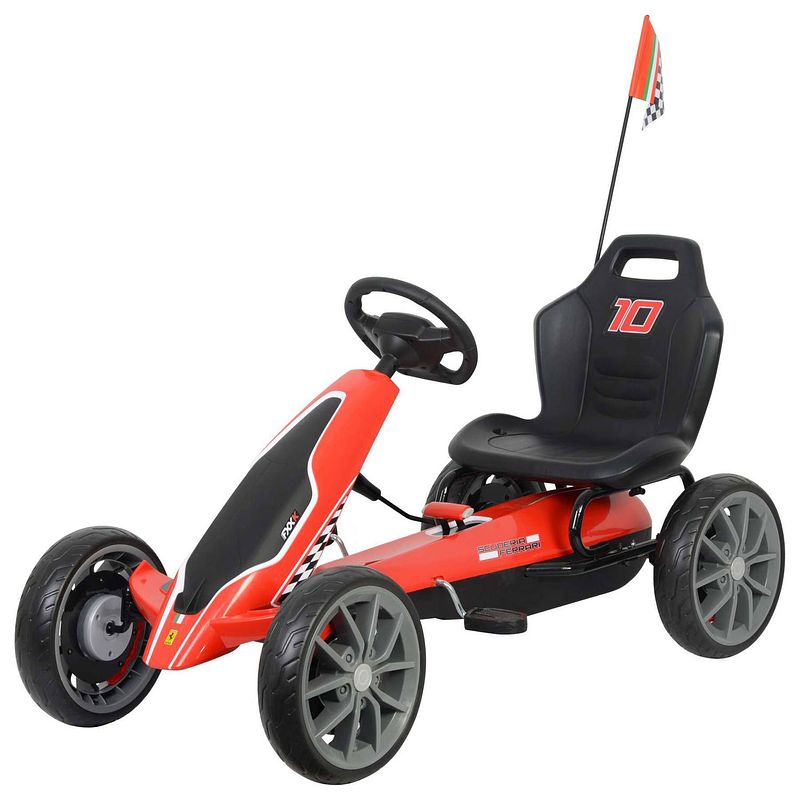 Foto van Scuderia skelter gokart junior rood/zwart