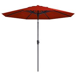 Foto van Madison parasol paros ii luxe 300 cm steenrood