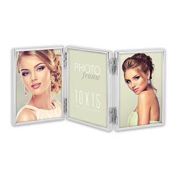 Foto van Zep 120ts01-4r silver frame triple 3x10x15 cm