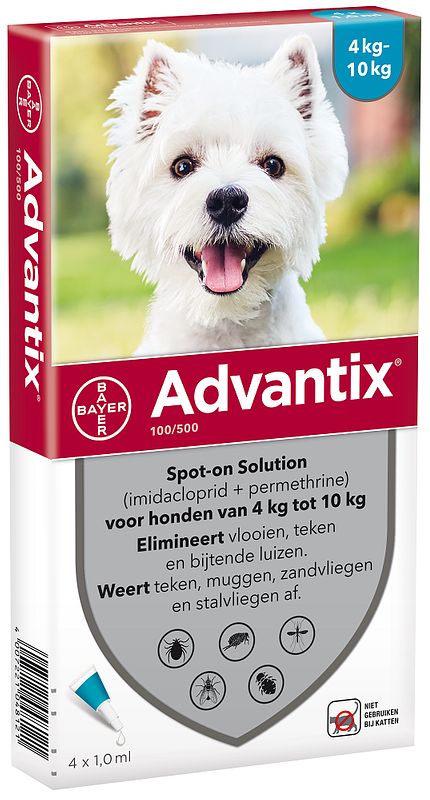 Foto van Advantix hond 100/500 spot-on solution