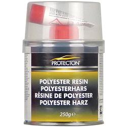 Foto van Protecton polyesterhars 250 gram aluminium wit/rood