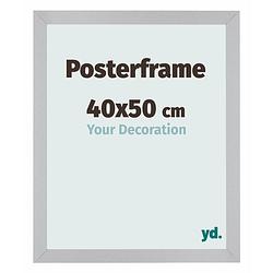 Foto van Posterlijst 40x50cm zilver mdf