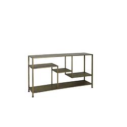 Foto van Light&living side table 141x37x81 cm yvana antiek goud