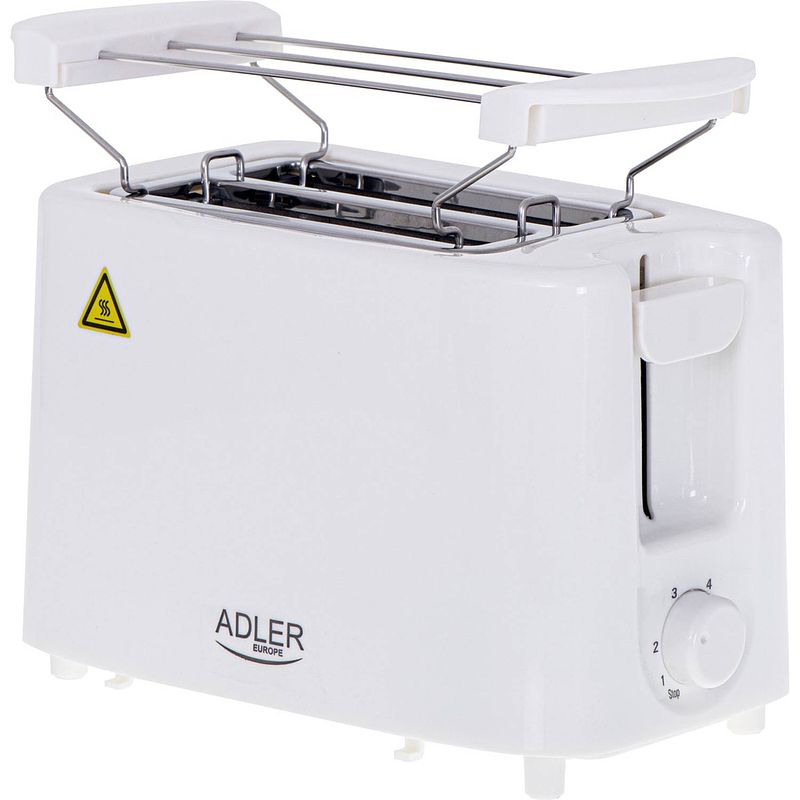 Foto van Adler ad 3223 - broodrooster - toaster - wit