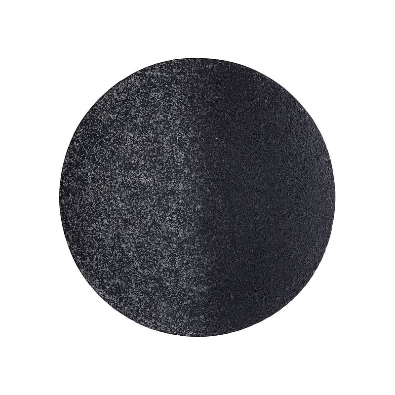 Foto van Ptmd miecke black shimmer iron wall panel round l