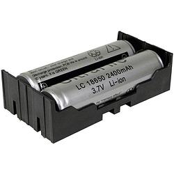 Foto van Mpd bk-18650-pc4 batterijhouder 2 18650 doorsteekmontage tht (l x b x h) 77.7 x 40.21 x 21.54 mm