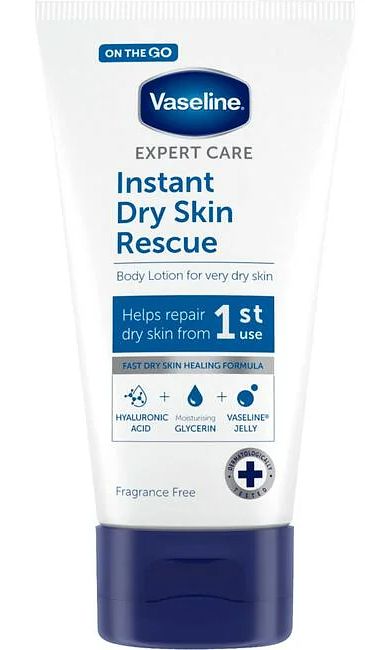 Foto van Vaseline instant dry skin rescue bodylotion