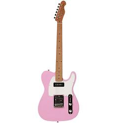 Foto van Fazley sunset series tempest 90 shell pink elektrische gitaar met gigbag