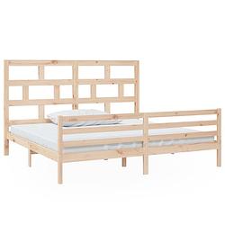 Foto van Vidaxl bedframe massief grenenhout 200x200 cm