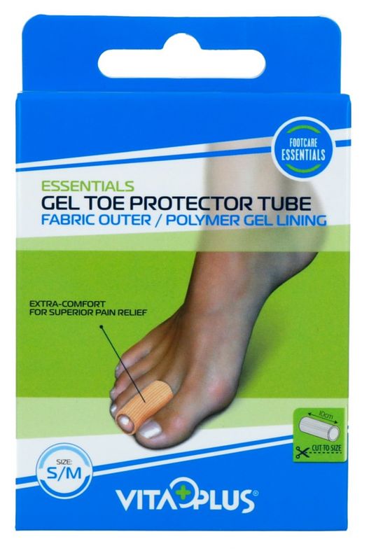 Foto van Vitaplus essentials gel toe tube maat s/m