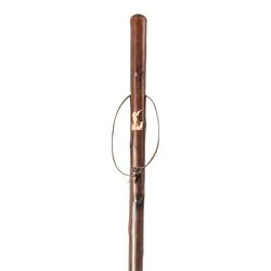 Foto van Classic canes jachtstok - bruin - jager - met jachthond - kastanje hout - lengte 122 cm - wandelstok outdoor