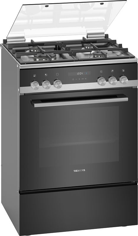 Foto van Siemens hx9s5ii40n gasfornuis zwart