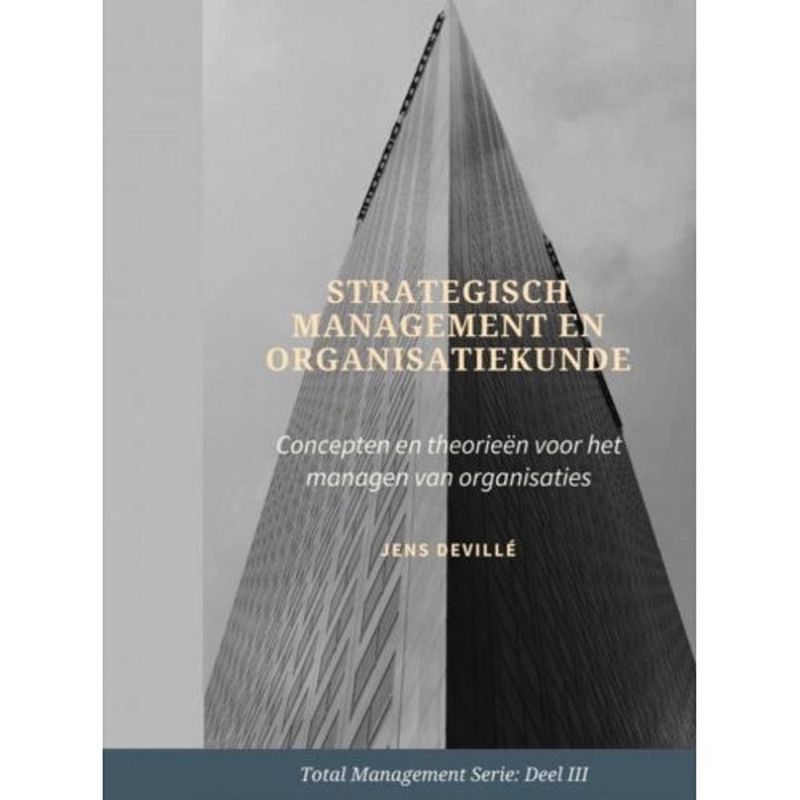 Foto van Strategisch management en organisatiekunde