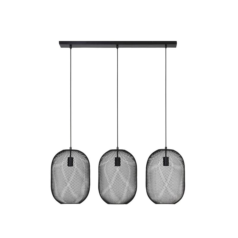 Foto van Light & living - hanglamp reilley - 101x29x120 - zwart