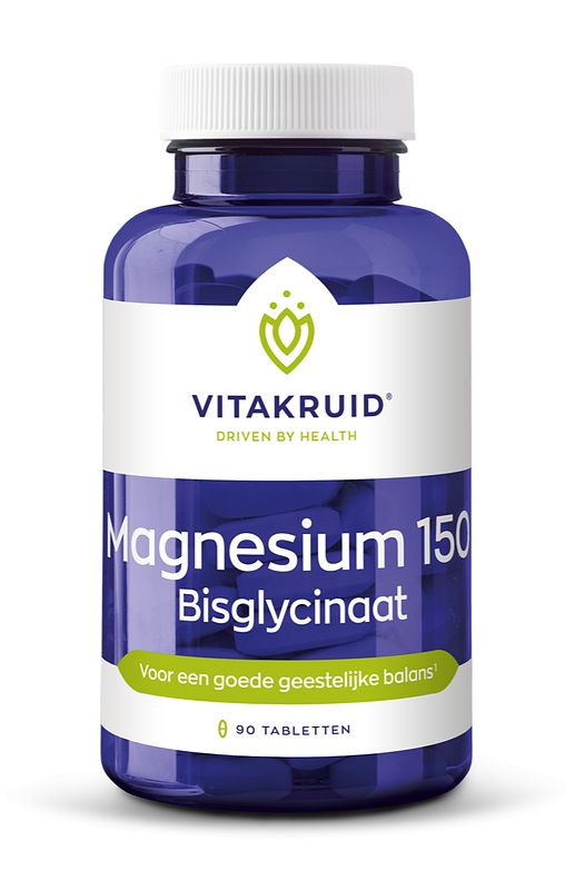 Foto van Vitakruid magnesium 150 bisglycinaat tabletten