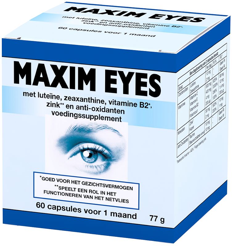 Foto van Horus pharma maxim eyes capsules