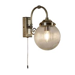 Foto van Bohemian wandlamp - bussandri exclusive - metaal - bohemian - e14 - l: 16cm - voor binnen - woonkamer - eetkamer - brons