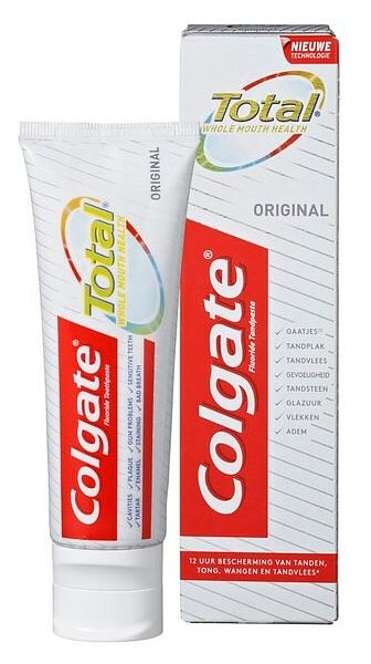 Foto van Colgate tandpasta total original