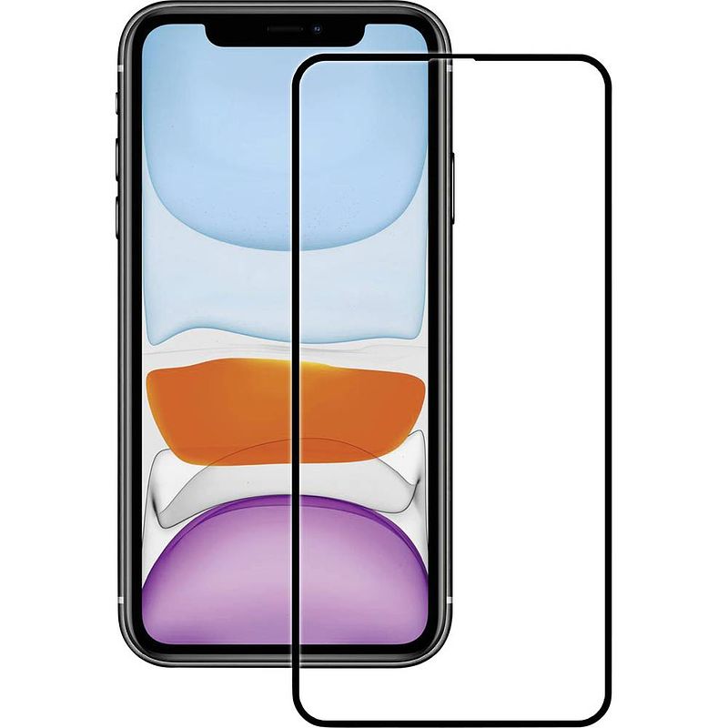 Foto van Teccus fstgtiph11/xr screenprotector (glas) geschikt voor: iphone 11, iphone xr 2 stuk(s)