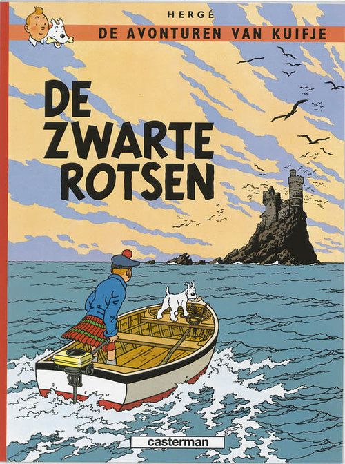 Foto van Kuifje - 6 - de zwarte rotsen - hergé - paperback (9789030325185)