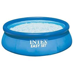 Foto van Intex opblaaszwembad zonder pomp 28120np easy 305 x 76 cm blauw
