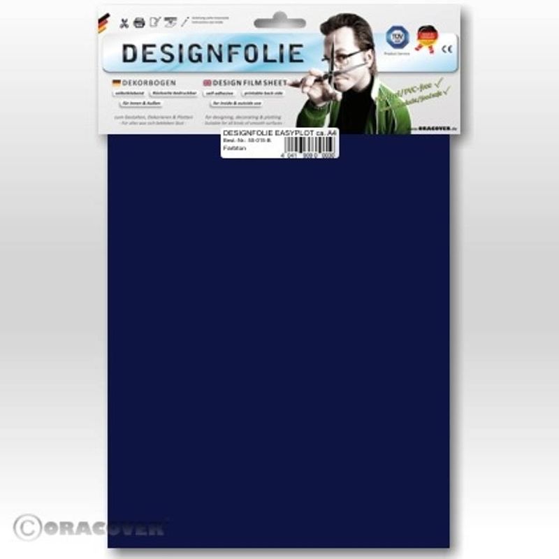 Foto van Oracover 50-052-b designfolie easyplot (l x b) 300 mm x 208 mm donkerblauw