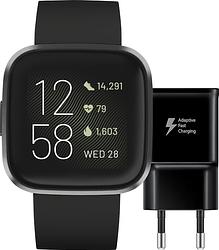 Foto van Fitbit versa 2 + samsung adaptive fast charging oplader 15w zwart