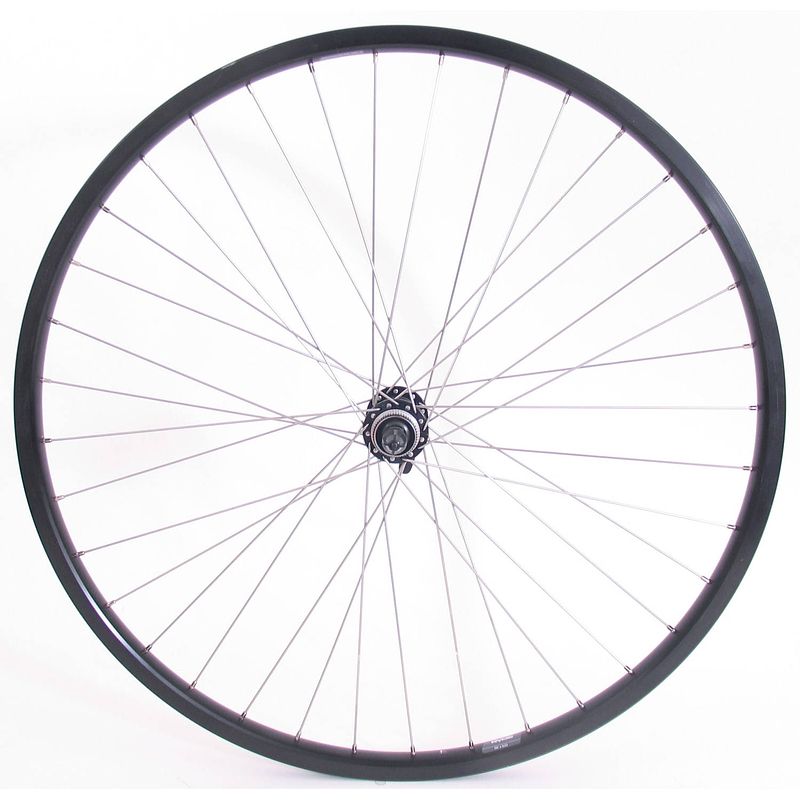 Foto van Voorwiel 28/29"" / 622x19c ryde andra 30 velg met shimano fh-mt200 naaf voor center lock remschijf - zwart