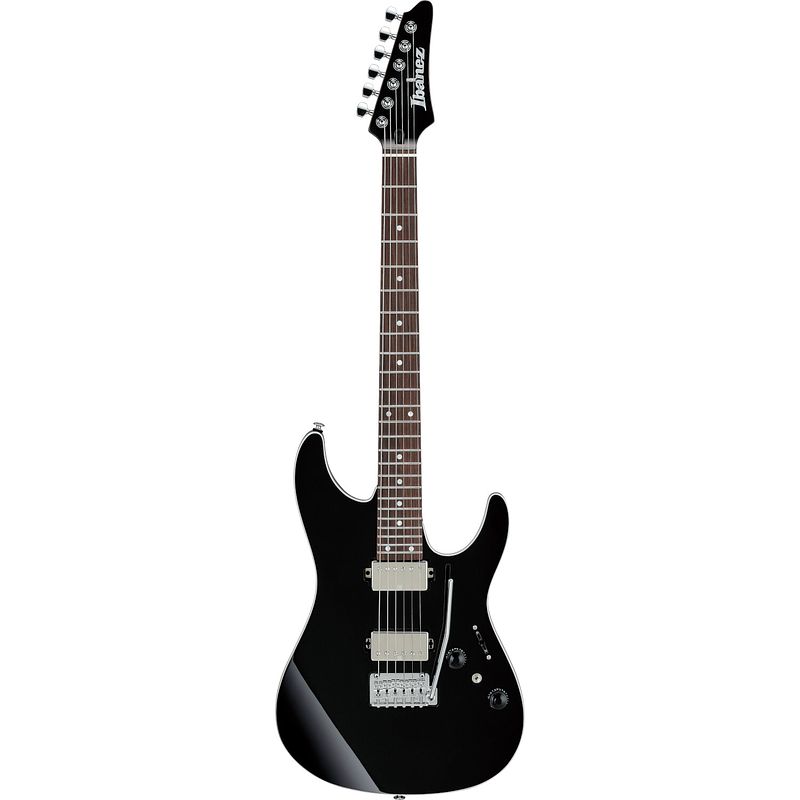 Foto van Ibanez premium az42p1 black elektrische gitaar met gigbag