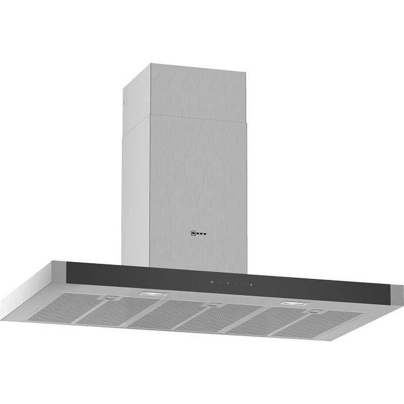 Foto van Neff - d95bhm4n0 - wand decoratieve kap - 739 m³ / h max - 65 db max - l90cm - roestvrij staal