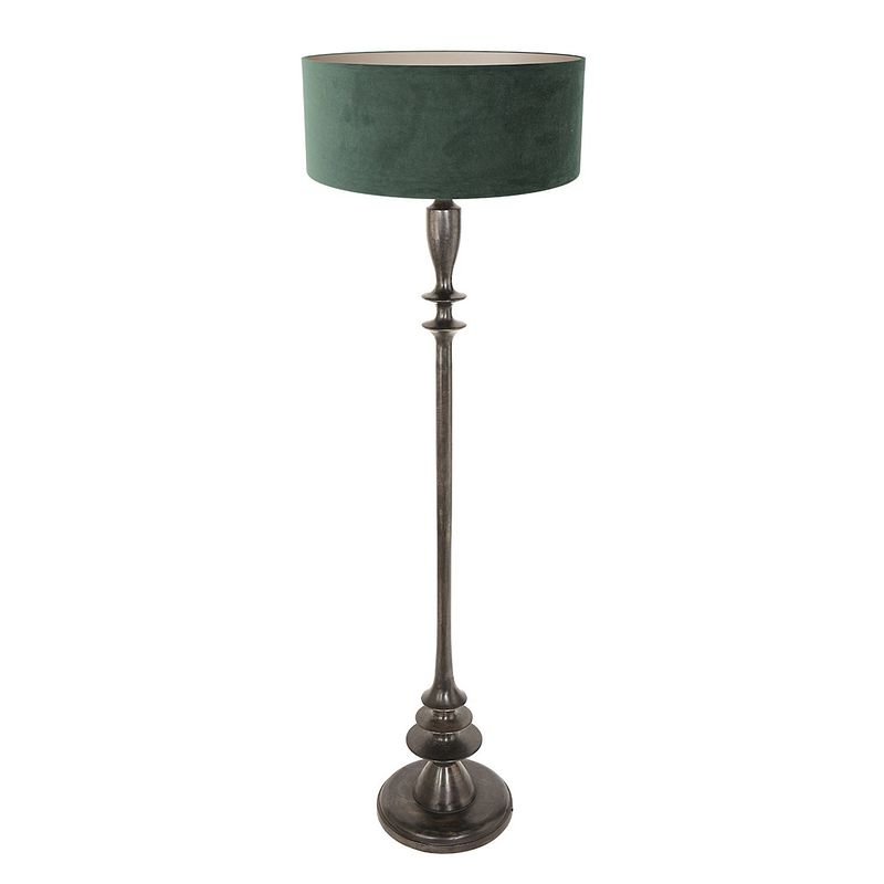 Foto van Steinhauer bois vloerlamp -- antiekzwart en groen