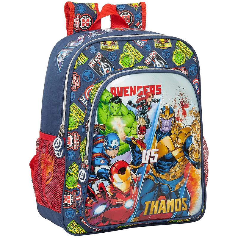 Foto van Marvel avengers rugzak heroes vs thanos - 38 x 32 x 12 cm - polyester