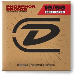 Foto van Dunlop dop1656 phosphor bronze resonator 16-56 snarenset