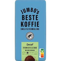 Foto van Jumbo'ss beste koffie snelfiltermaling decaf 500 g