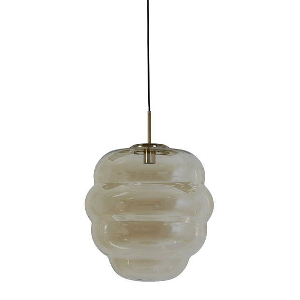 Foto van Light & living - hanglamp misty - 45x45x48 - oranje