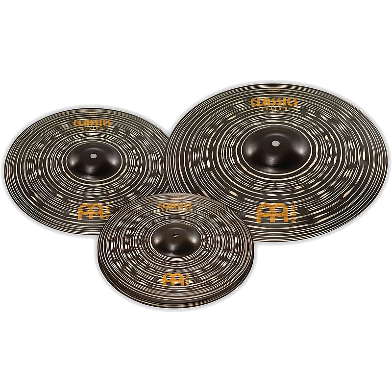 Foto van Meinl ccd141620 classics custom dark bekkenset 14-16-20