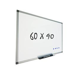 Foto van Whiteboard voor wandmontage - magnetisch - 60x90 cm
