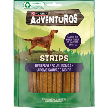 Foto van Adventuros strips hondensnacks rijk aan hert bij jumbo