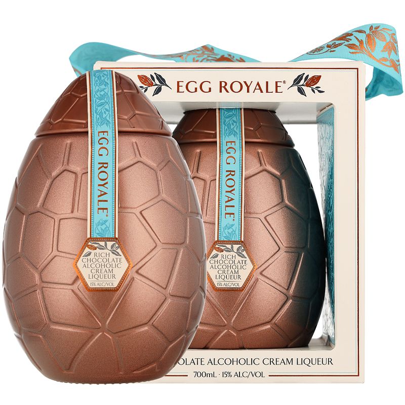 Foto van Egg royale chocolate cream liqueur 70cl likeur + giftbox