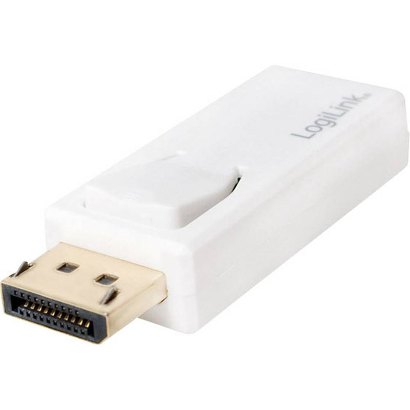 Foto van Logilink cv0100 displayport / hdmi adapter [1x displayport stekker - 1x hdmi-bus] wit