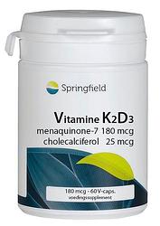Foto van Springfield vitamine k2d3 capsules