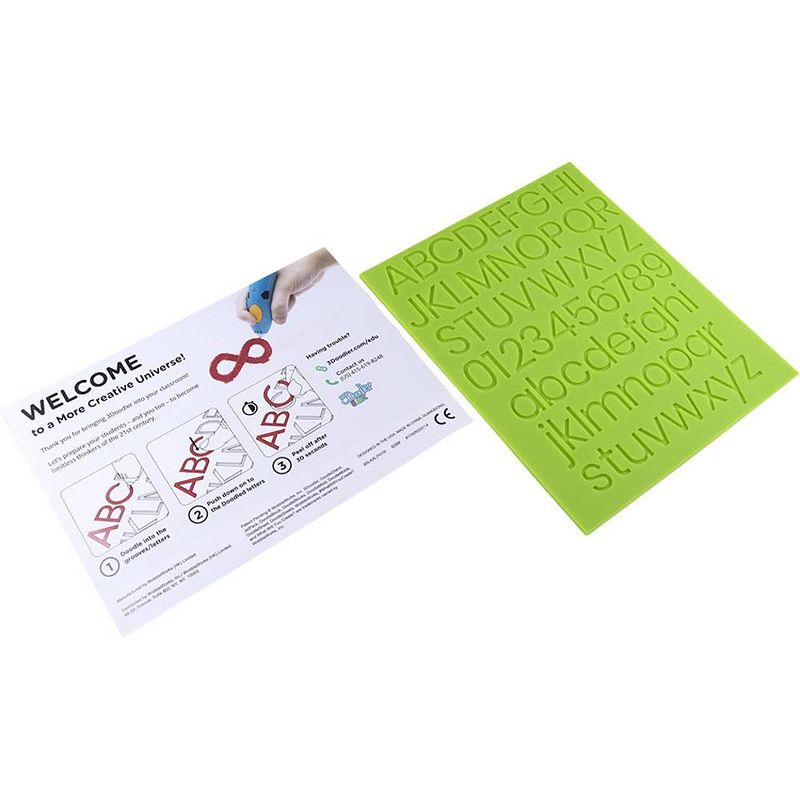 Foto van 3doodler mint alphabet learn doodleblock mint alphabet learning doodleblock 185181