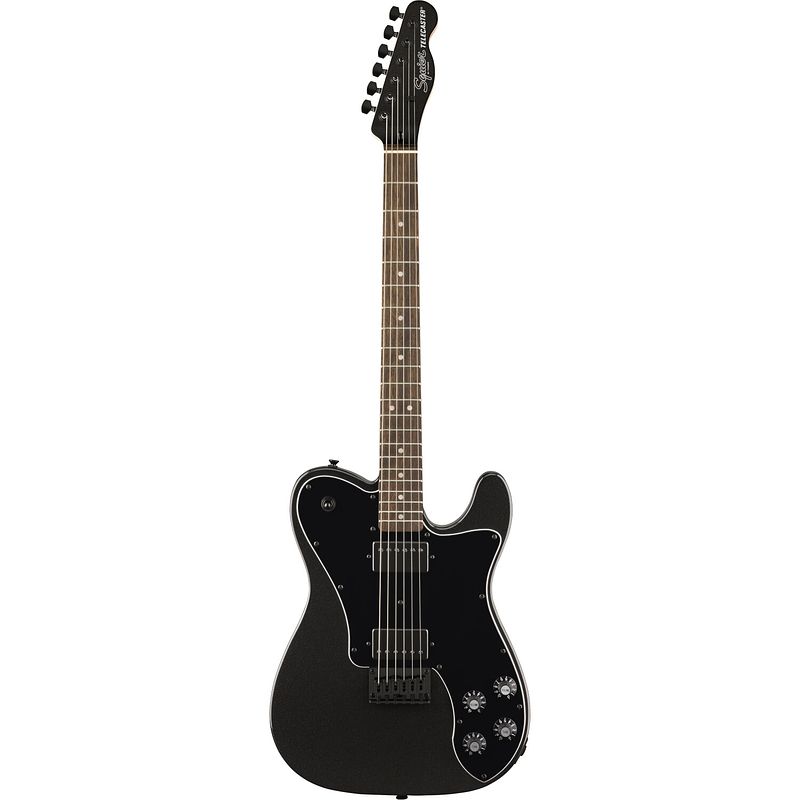 Foto van Squier fsr affinity series telecaster deluxe il metallic black elektrische gitaar