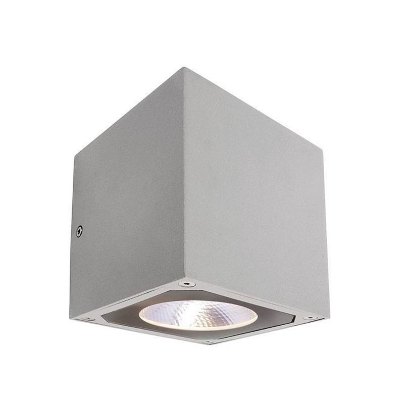 Foto van Deko light cubodo ii single sg cubodo ii single wandopbouwarmatuur led vast ingebouwd energielabel: g (a - g) 8.50 w led zilver