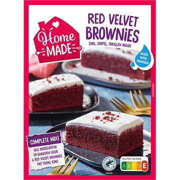 Foto van Homemade complete mix voor red velvet brownies 355g bij jumbo