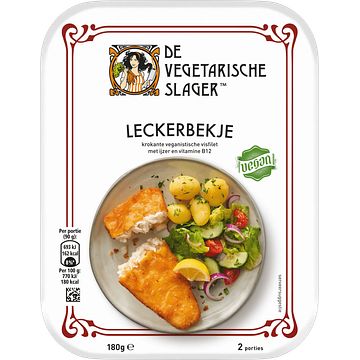 Foto van De vegetarische slager lekkerbeck 180g bij jumbo