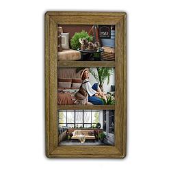 Foto van Haes deco - houten multi fotolijst malaga voor 3 foto's 10x15 cm - mp11415-2